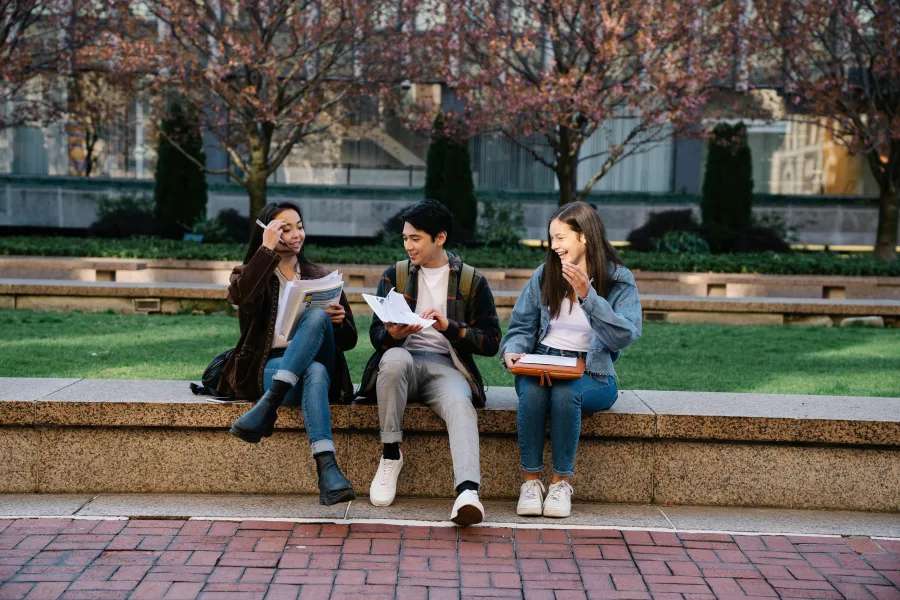 Pexels george pak 7972353 students campus bench